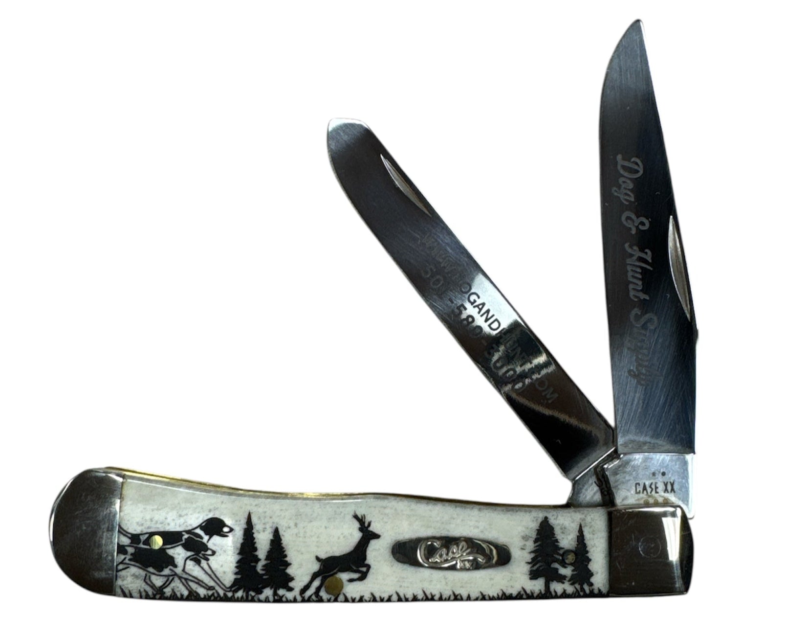 Case 01445 - Deer Natural Bone Smooth Trapper