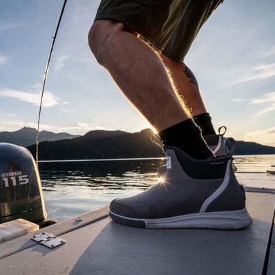 XtraTuf Men's 6in Ankle Deck Sport Boot - Grey