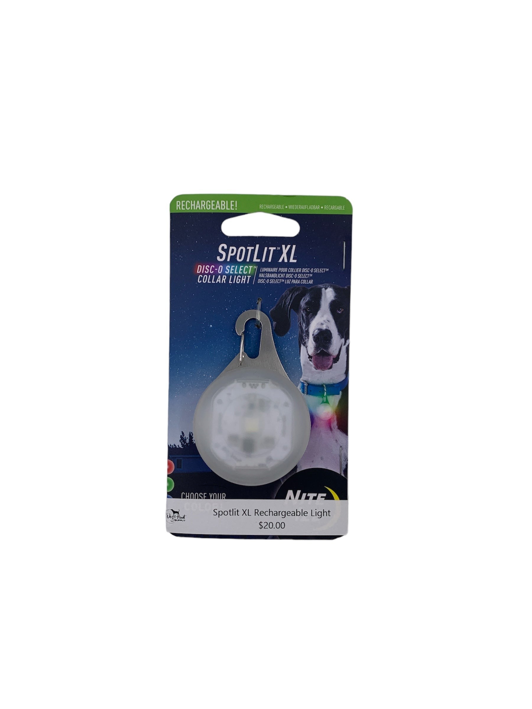SpotLit XL Disc-O Tech Collar Light by Nite Ize