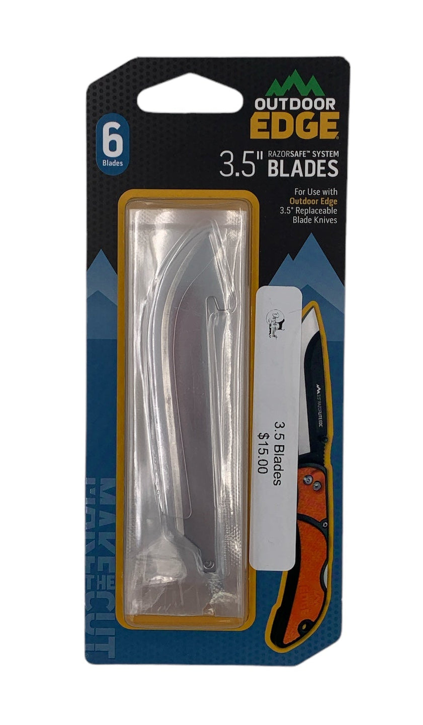 Outdoor Edge 3.5" Razorsafe System Blades