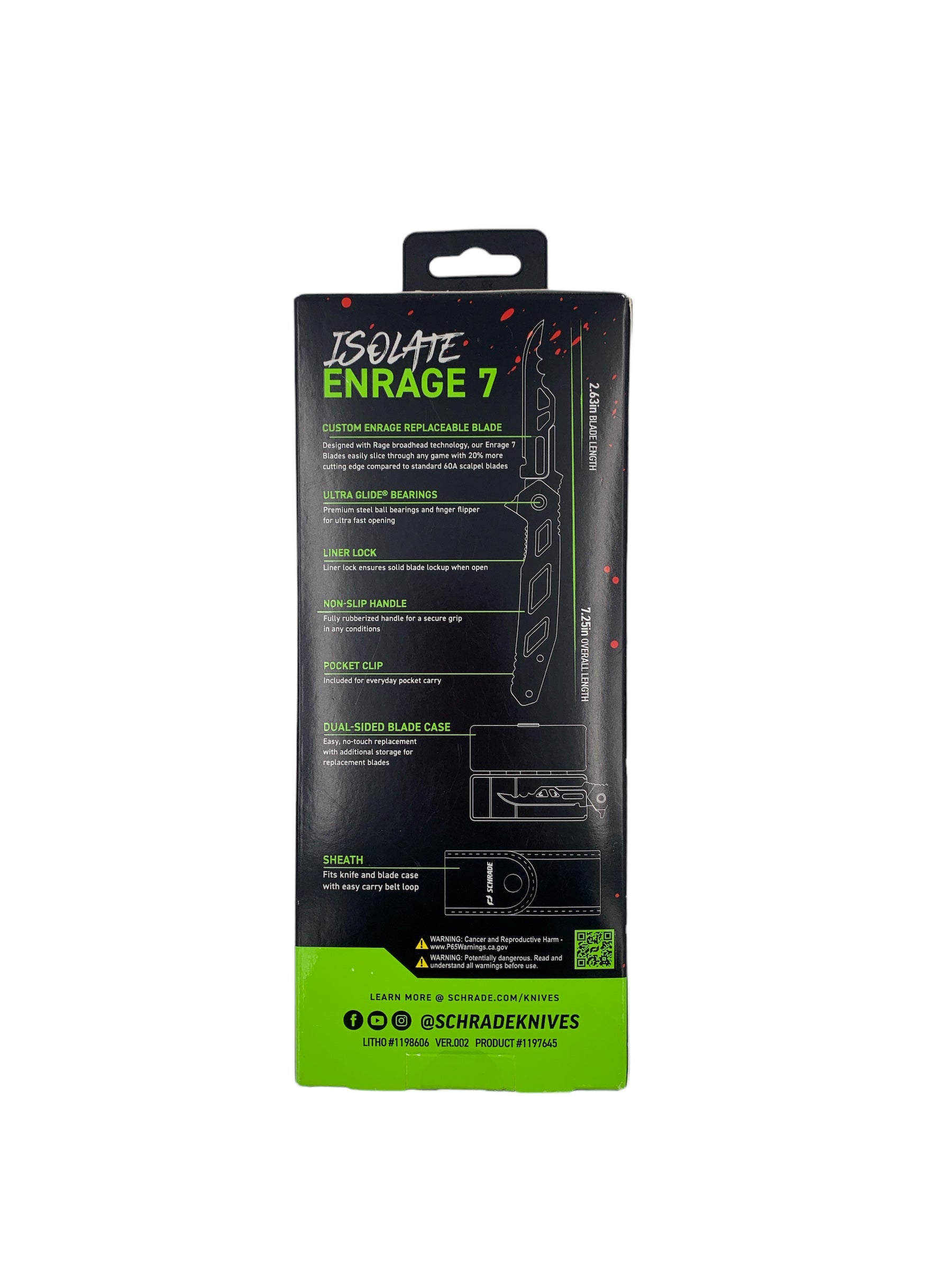 Rage Isolate Enrage 7 Knife