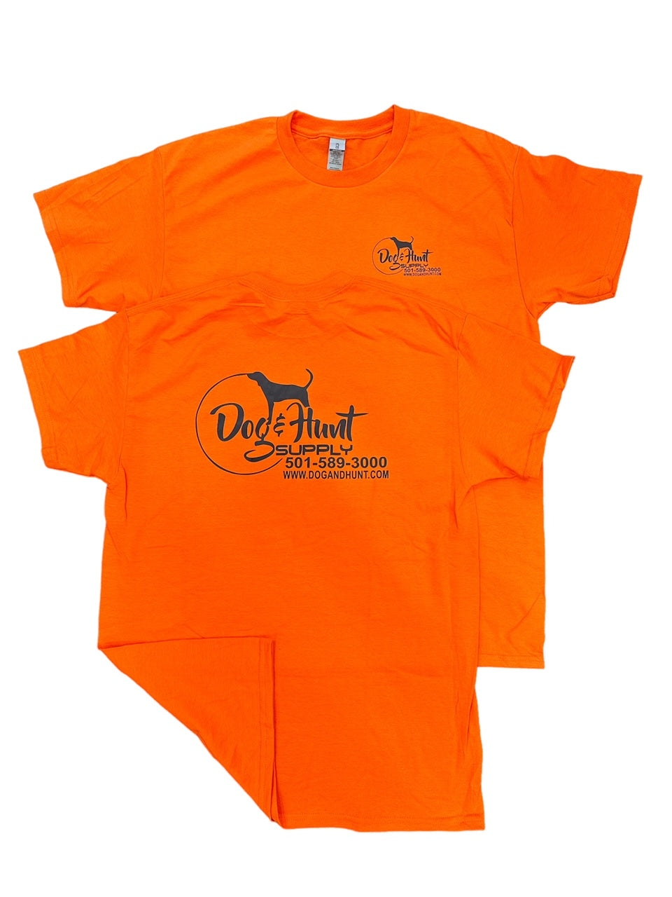 Dog and Hunt Orange Logo T-Shirt