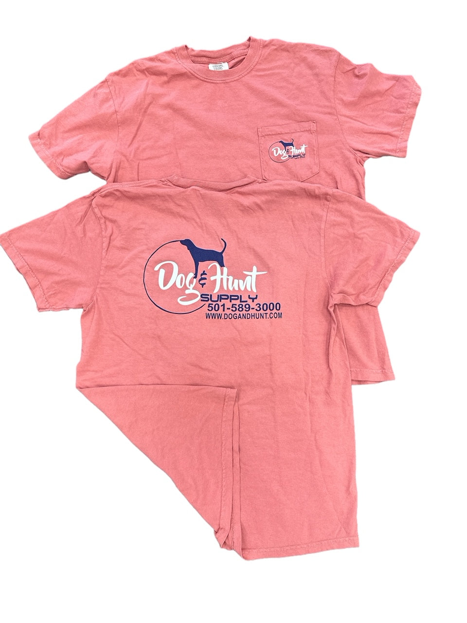 Dog and Hunt Salmon Logo T-Shirt