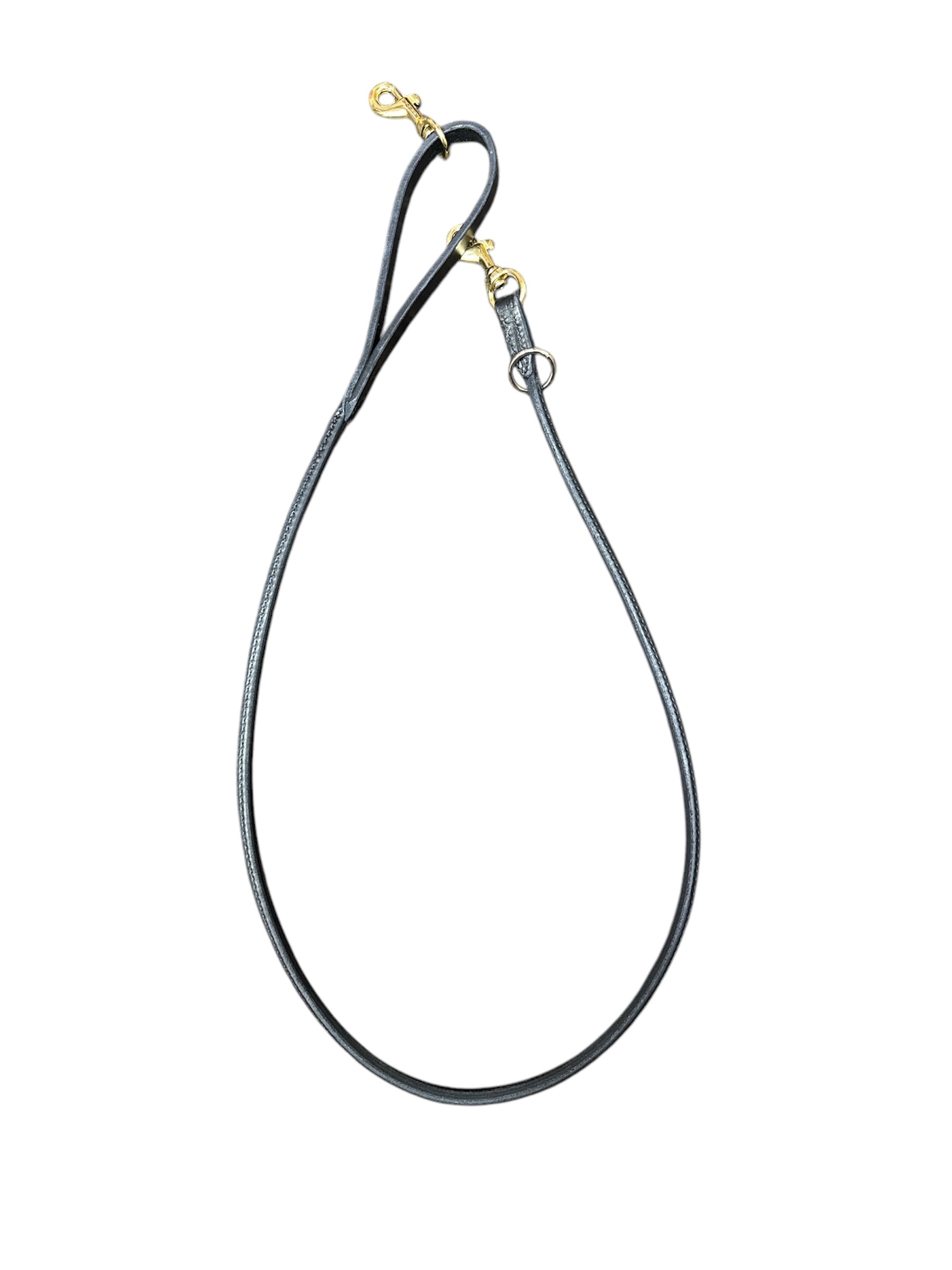 5ft Round Leather Lead