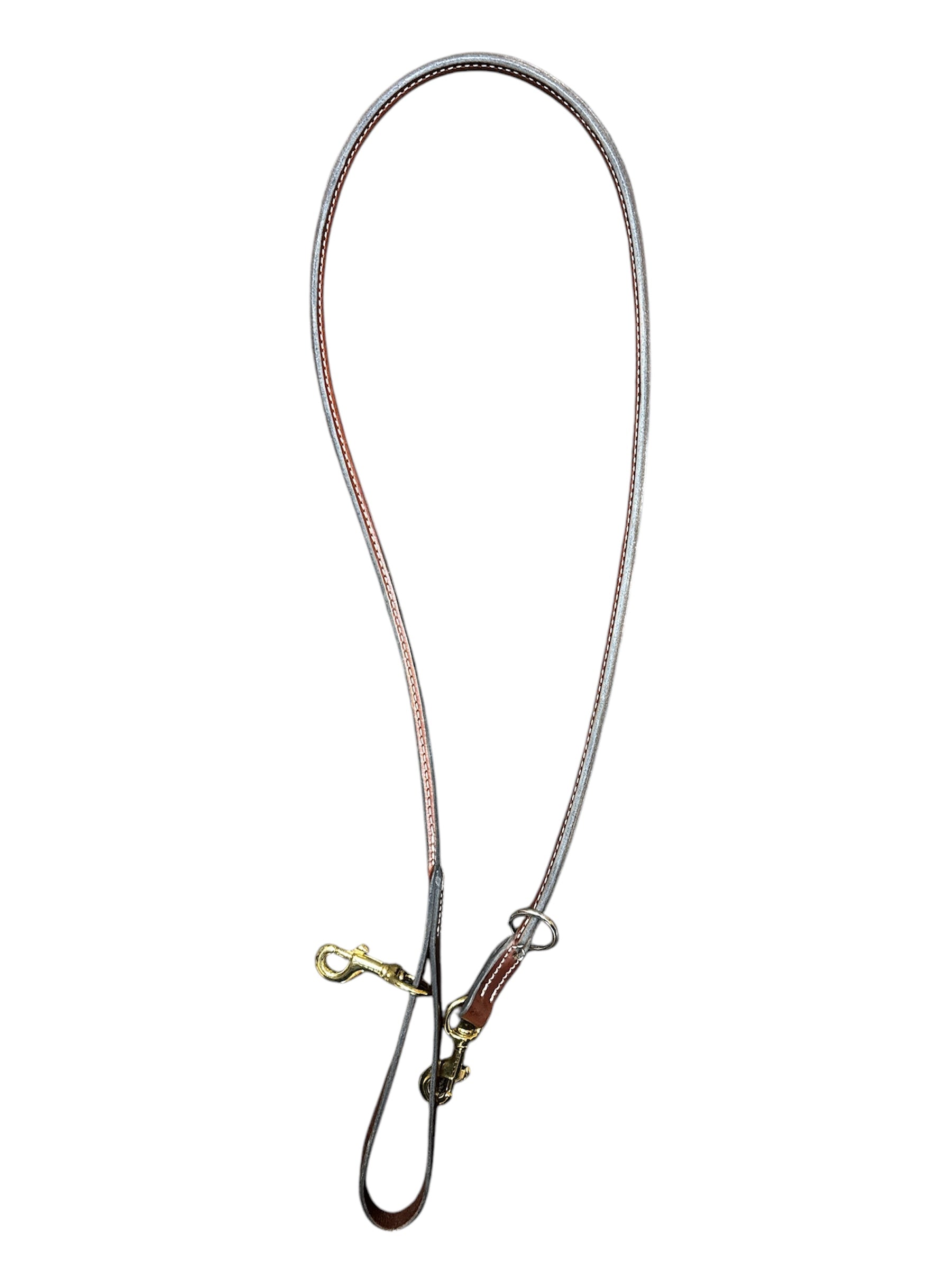 5ft Round Leather Lead