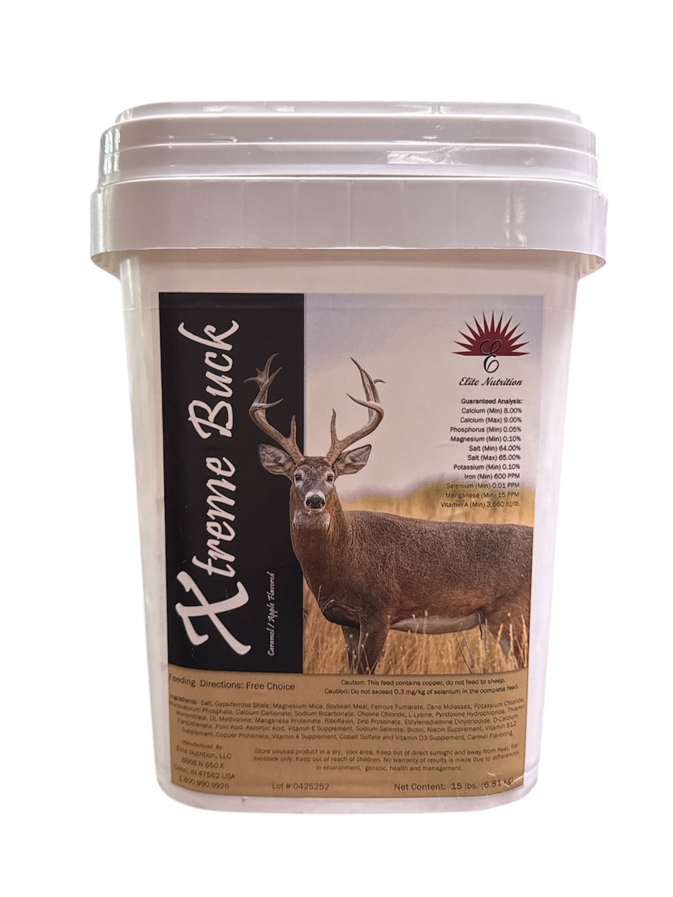 Elite Nutrition Xtreme Buck 15lb Deer Mineral