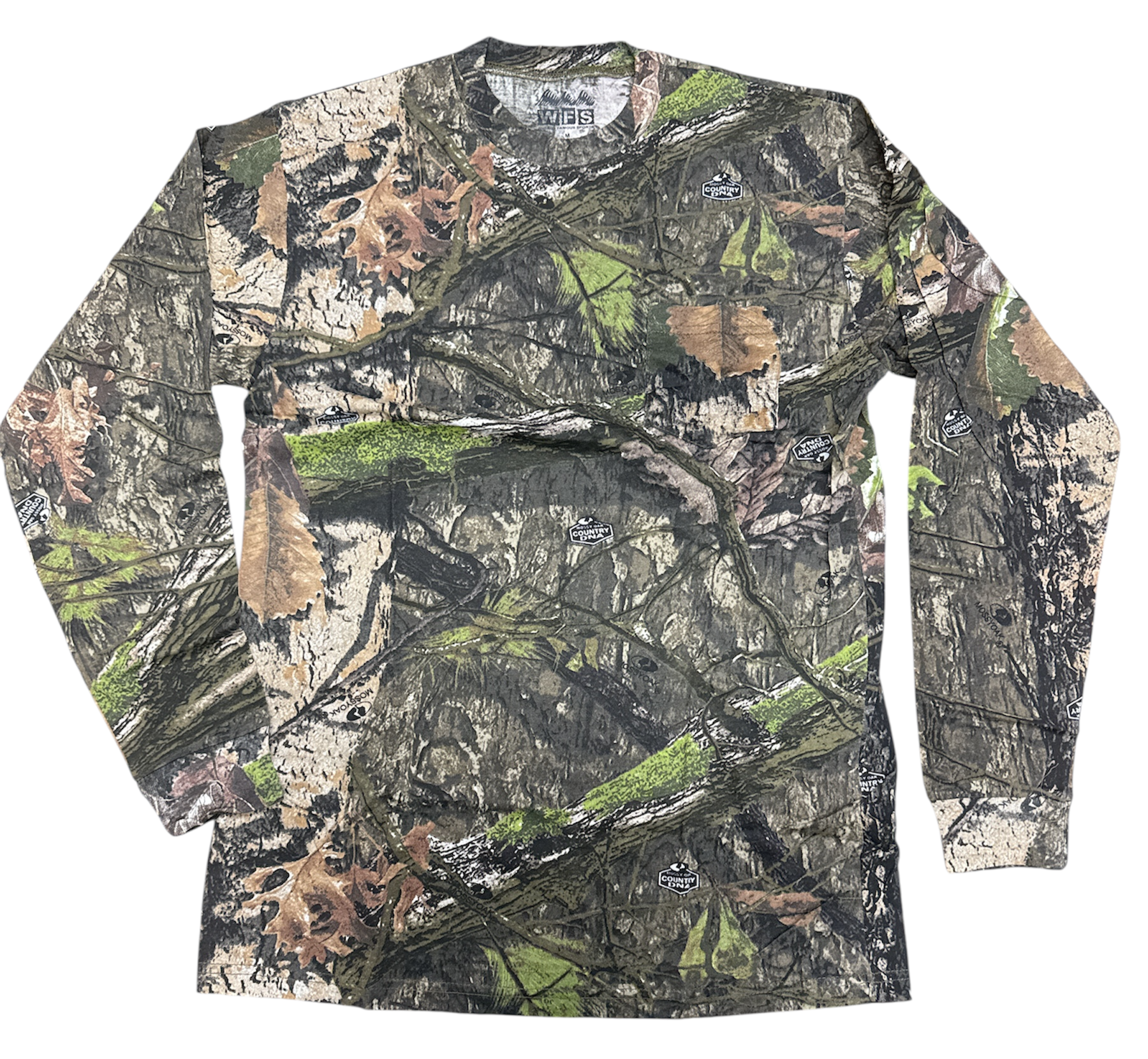 Dog and Hunt Mossy Oak Camo Long Sleeve Shirt