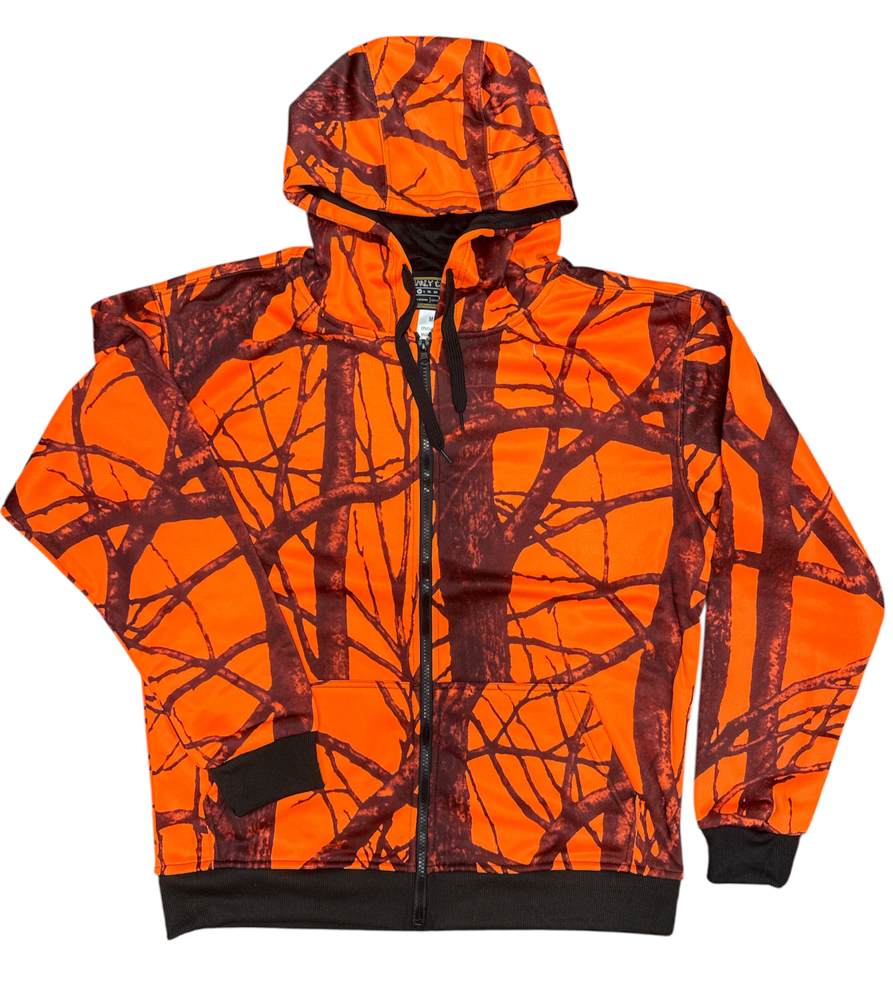 Dog and Hunt Orange Camo Zipper Jacket