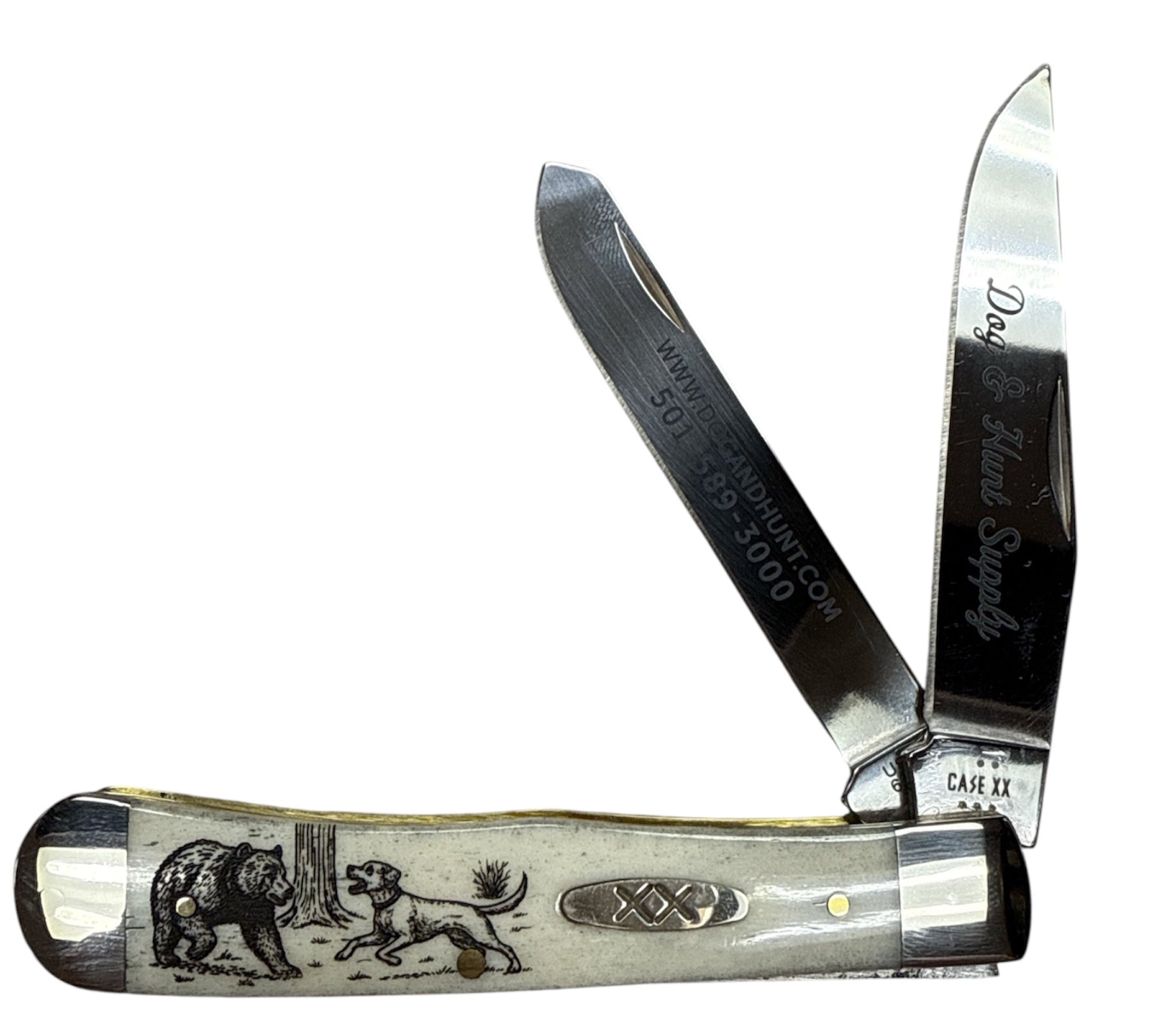 Case 13310 - Bear Natural Bone Smooth Trapper