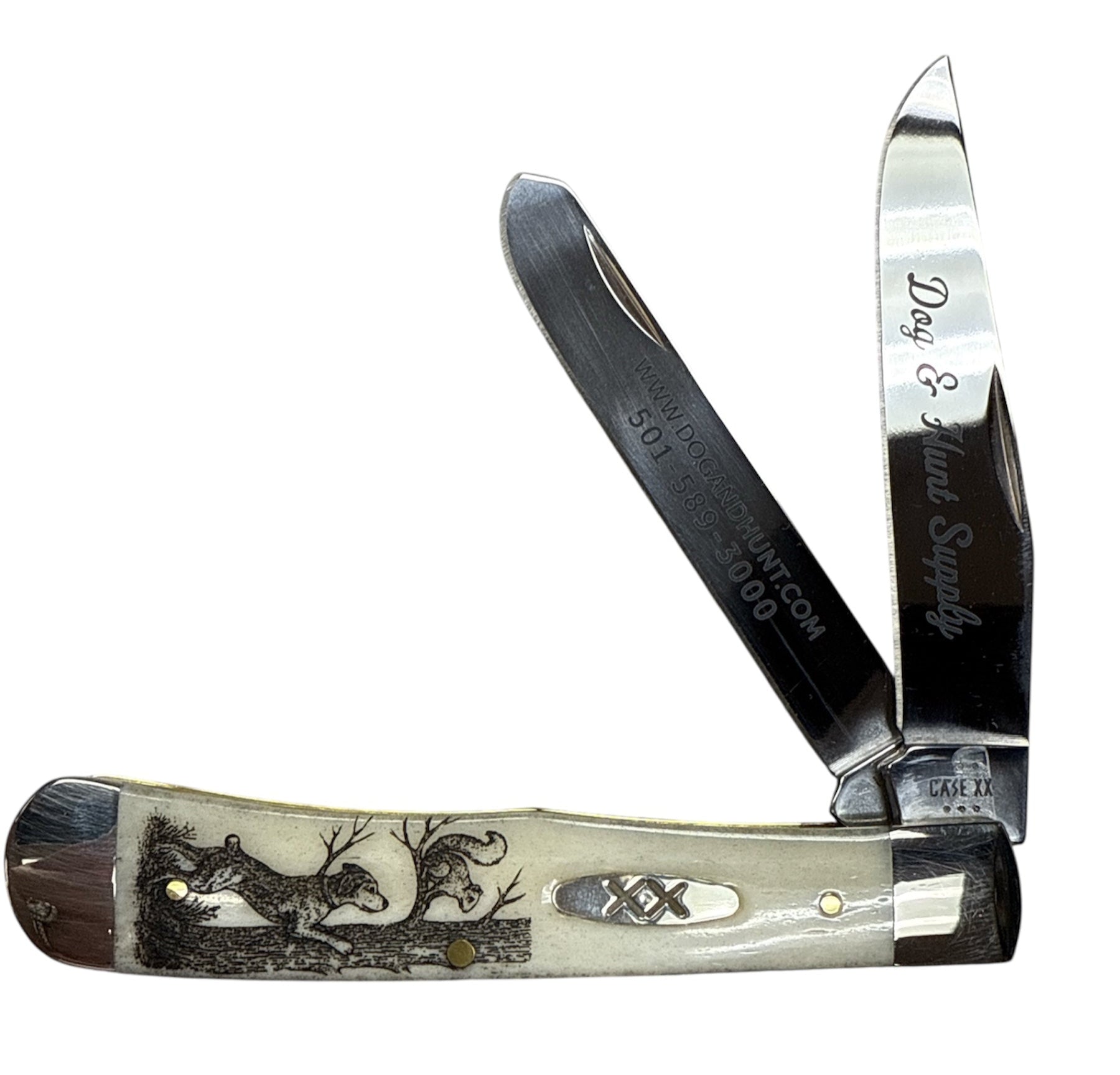 Case 13310 - Squirrel Natural Bone Smooth Trapper