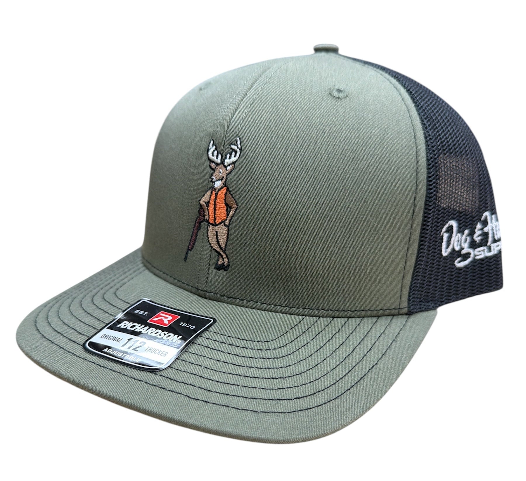 NEW Dog and Hunt Deer Hunter Green w/ Black Mesh Hat