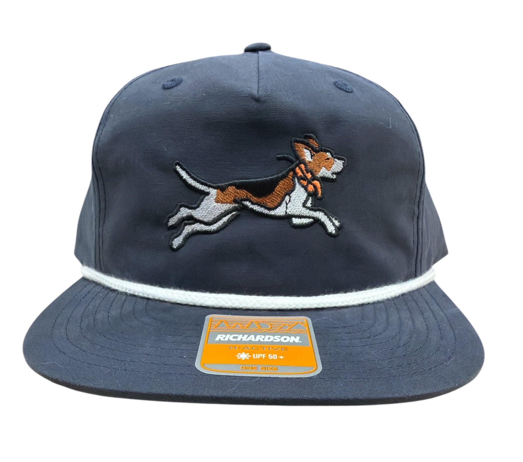 NEW Dog and Hunt Running Dog Navy Rope Hat