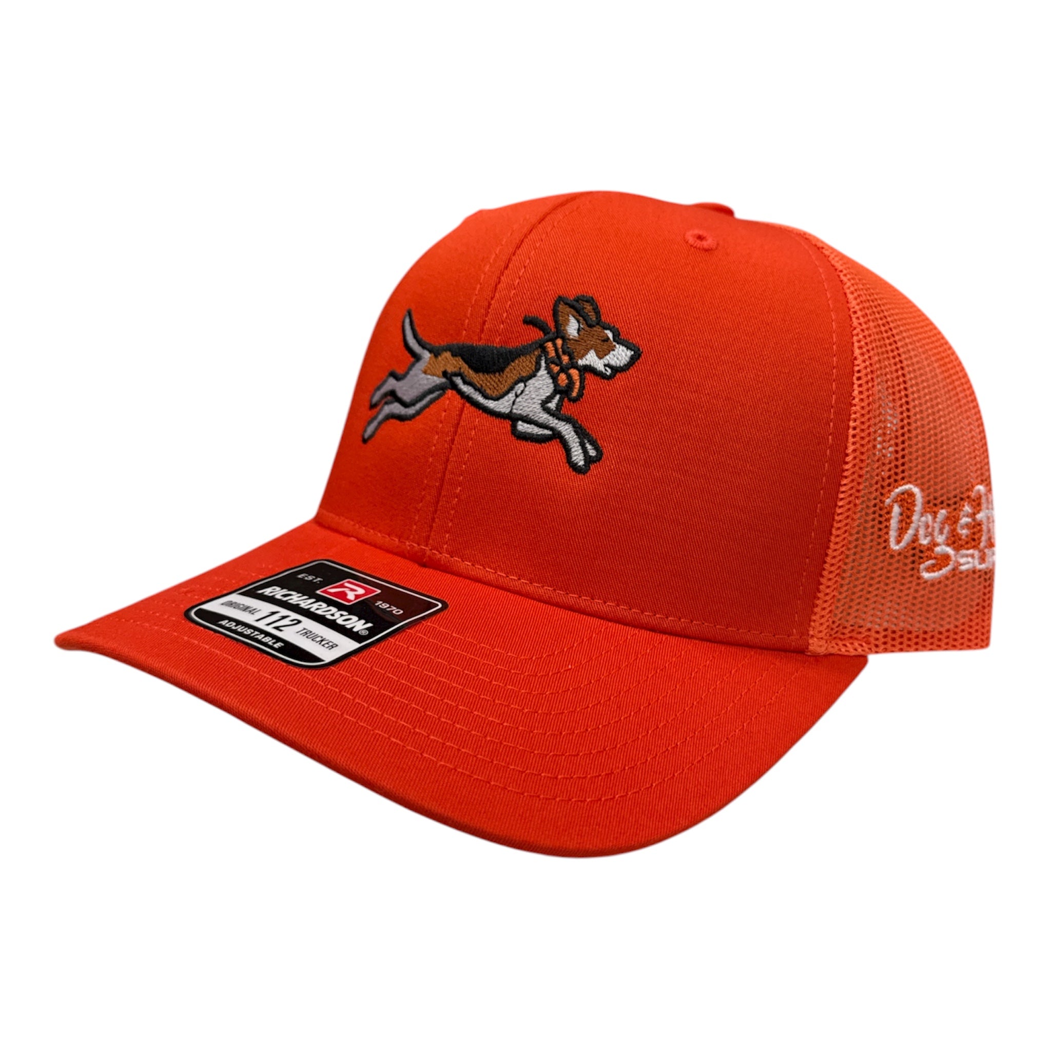 NEW Dog and Hunt Running Dog Orange w/ Orange Mesh Hat