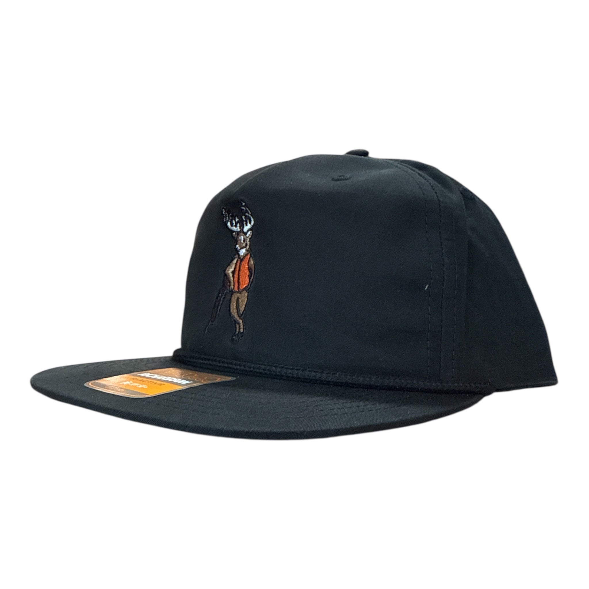 NEW Dog and Hunt Deer Hunter Black Rope Hat