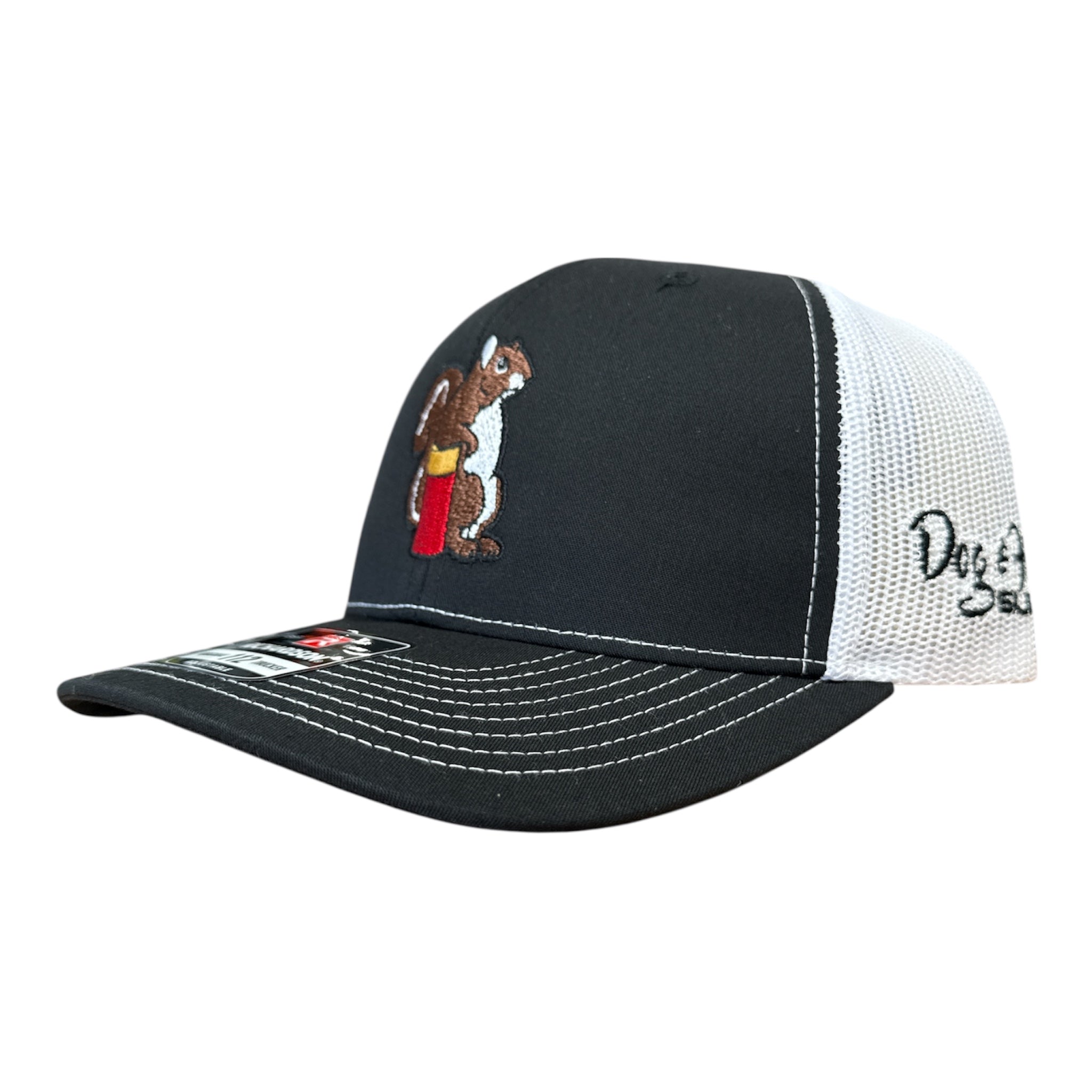Dog and Hunt Squirrel Hunter Black w/ White Mesh
