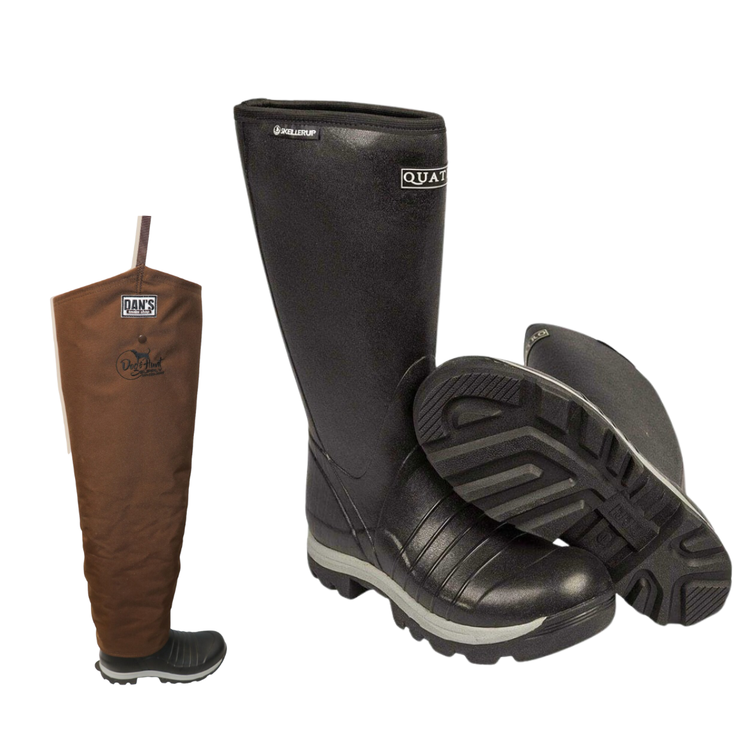 Quatro Boot w/ Snake Chap