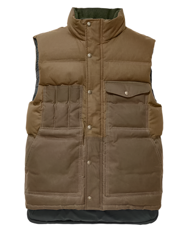 Filson Down Cruiser Vest Dark Tan – Dog and Hunt Supply