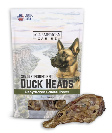 All American Canine - Dehydrated Duck Head