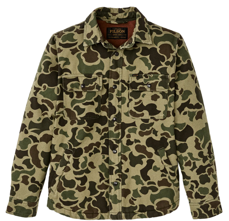 Filson Fleece Lined Jac-Shirt : Tundra Shrub Camo