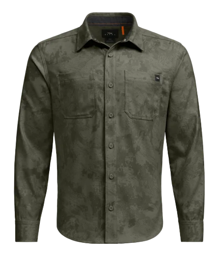 Sitka Bridger Camo Long Sleeve Flannel