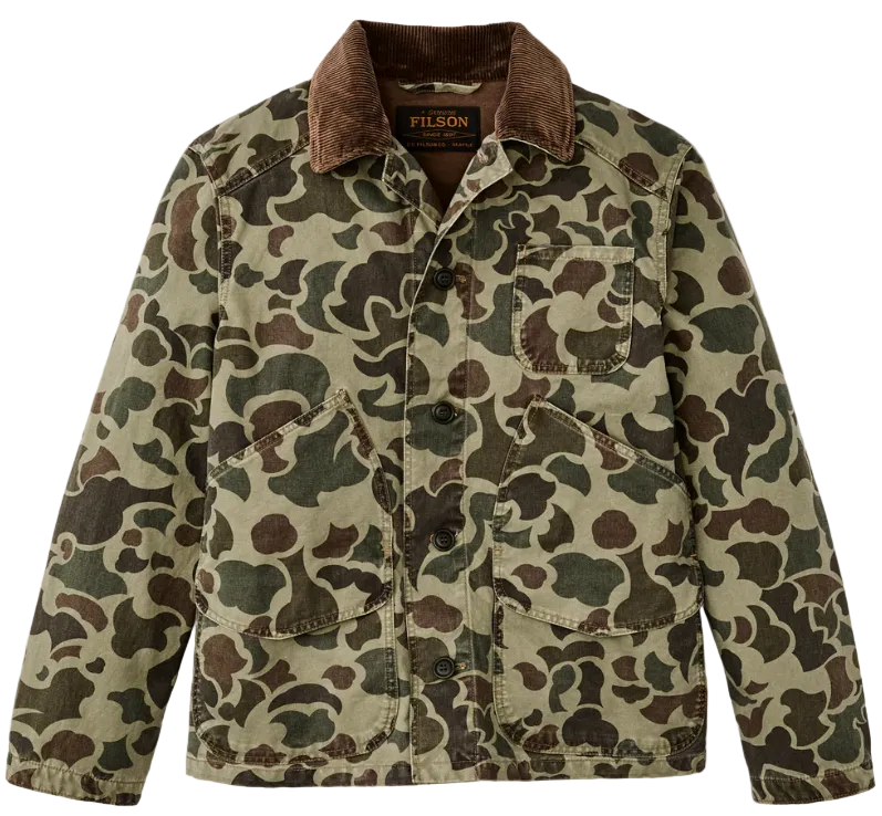 Filson Canvas Outfitter Jacket : Tundra Shrub Camo