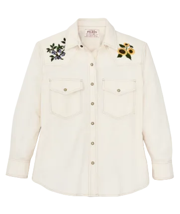 Filson Women's Embroidered Western Shirt