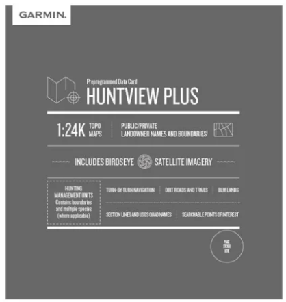 Garmin Huntview Plus Maps - 2026/2027