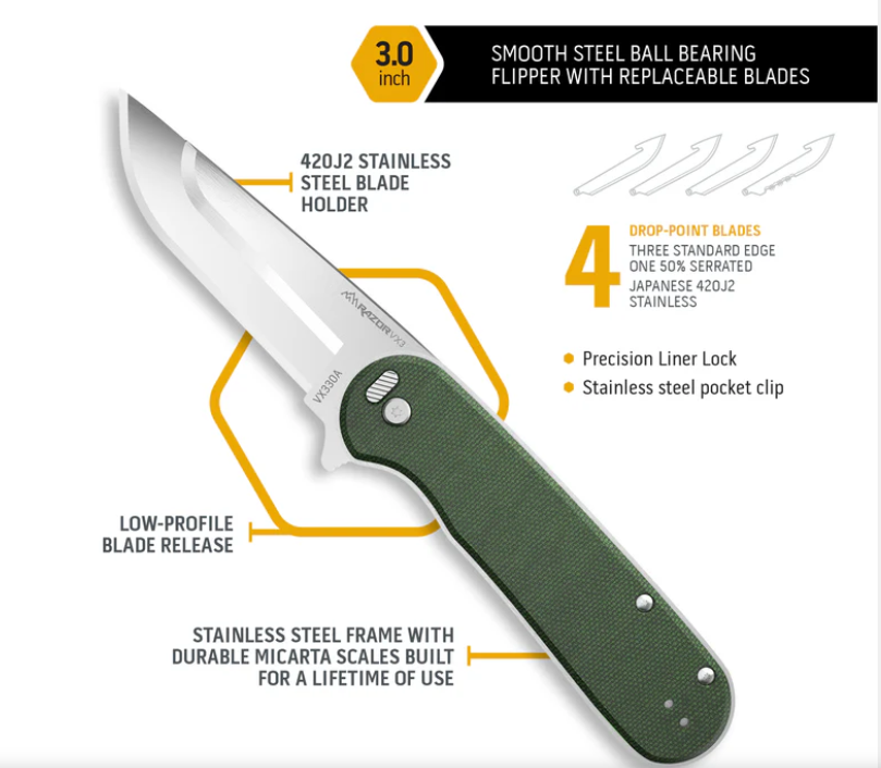 Outdoor Edge Razor VX3