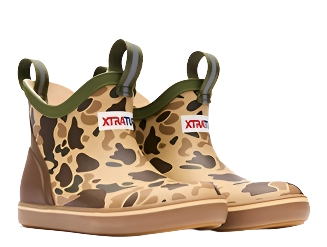 XtraTuf Kid's Ankle Deck Boot Duck Camo