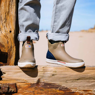 XtraTuf Men's 6in Vintage Ankle Deck Boot - Olive