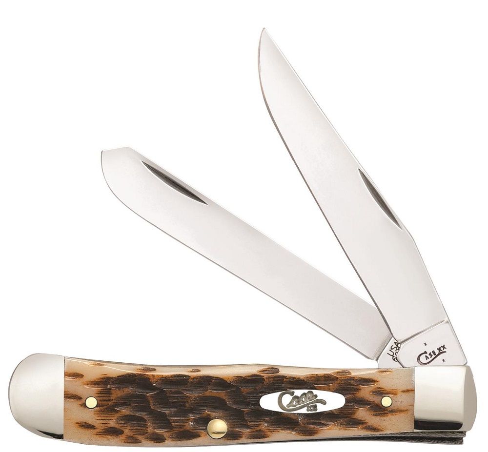 CASE 06540 Trapper Amber with Pocket Clip