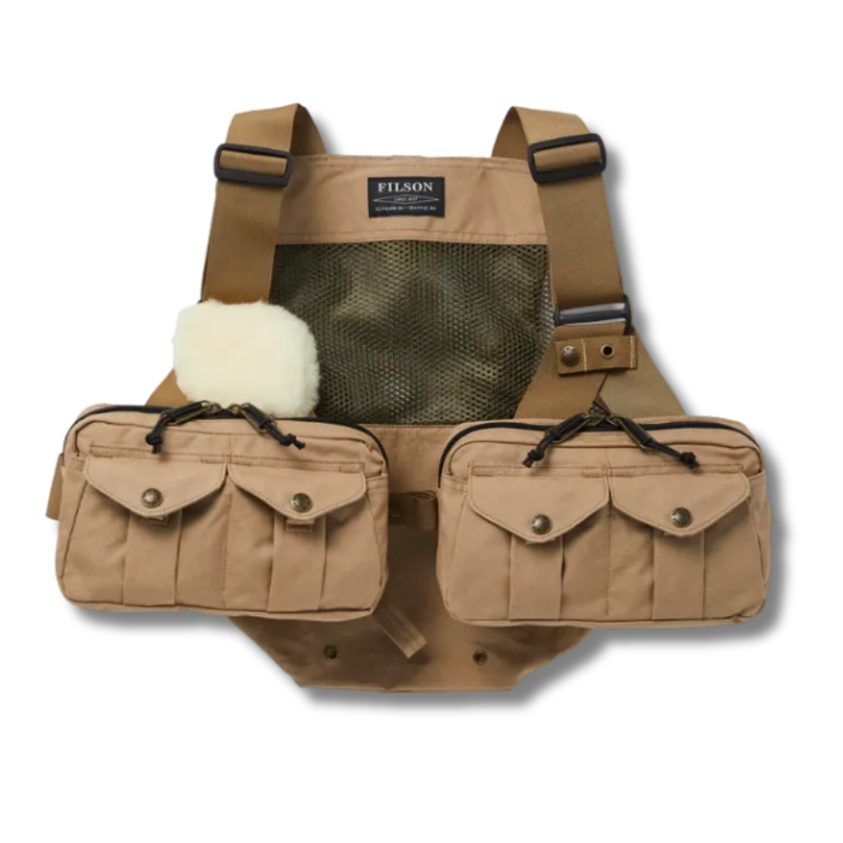 ウェア Filson Mesh Fishing Strap Vest Tan Reg Filson Mesh Fishing Strap Vest
