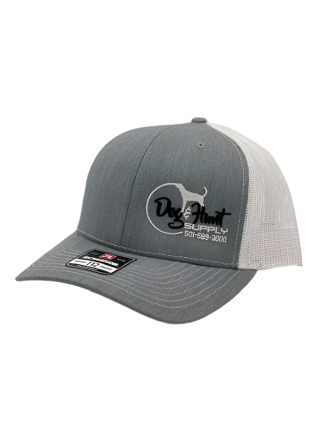 Dog and Hunt Gray w/ White Mesh Hat