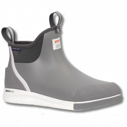 XtraTuf Men's 6in Ankle Deck Sport Boot - Grey