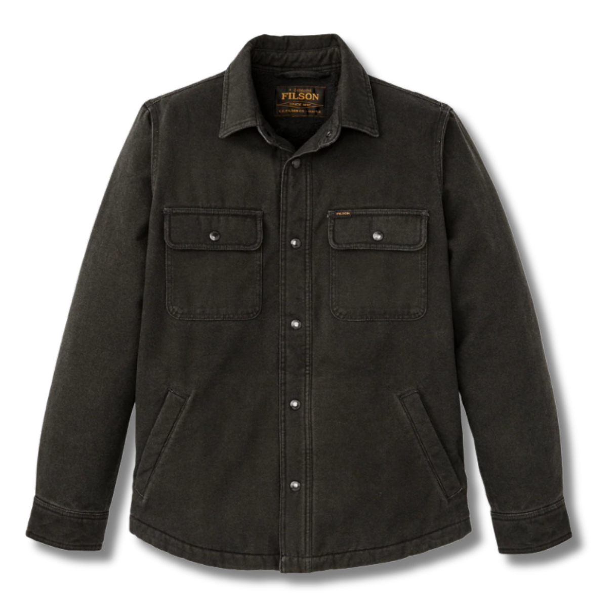 Filson Fleece Lined Jac-Shirt : Peat