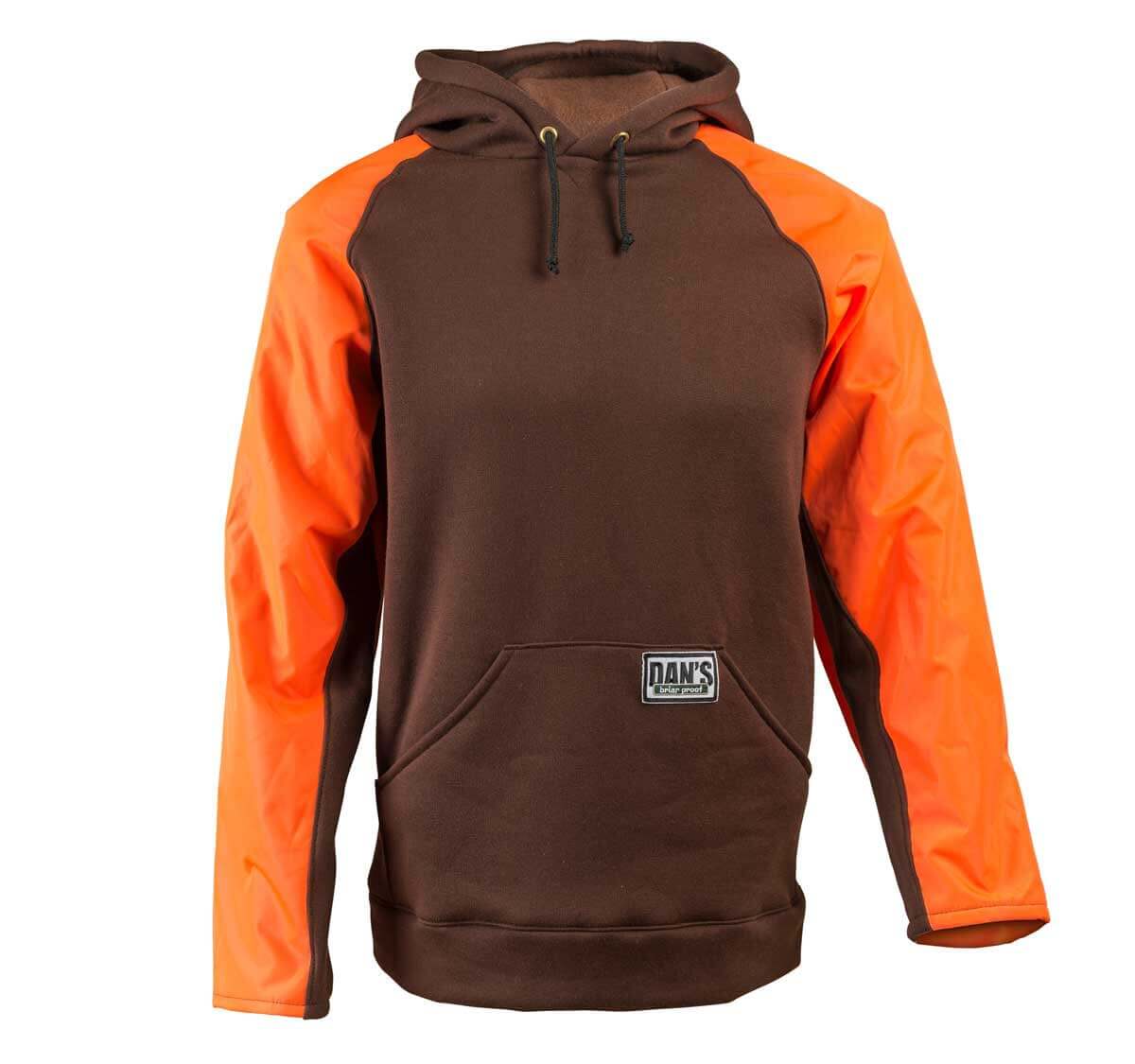 Dan's Orange Briarproof Pull-Over Briar Hoodie