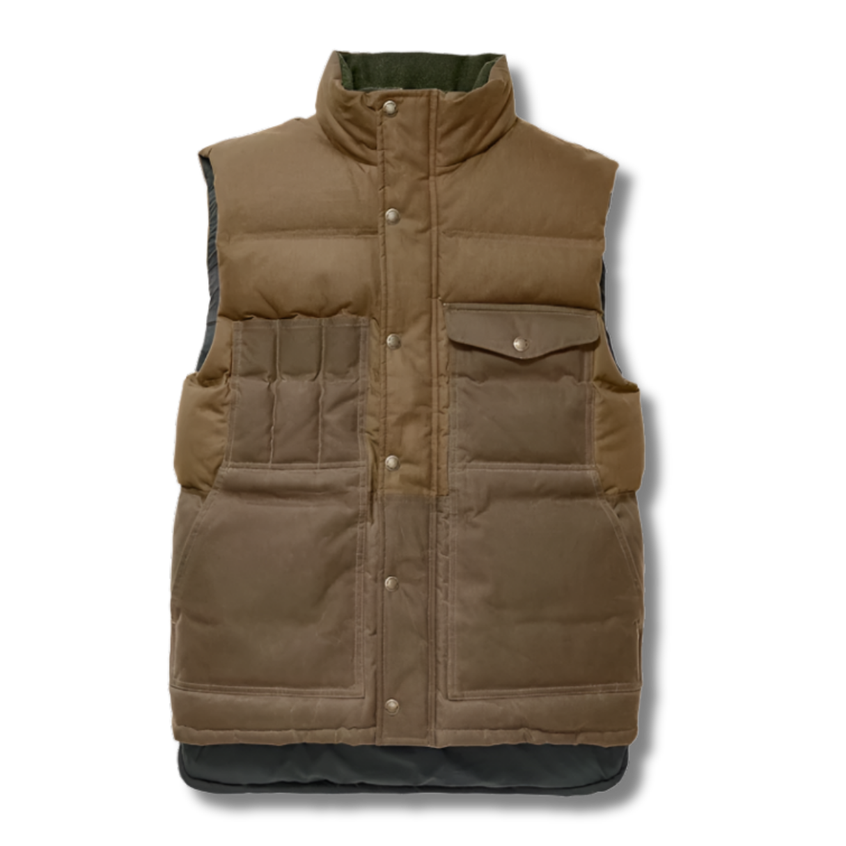 Filson Down Cruiser Vest : Dark Tan