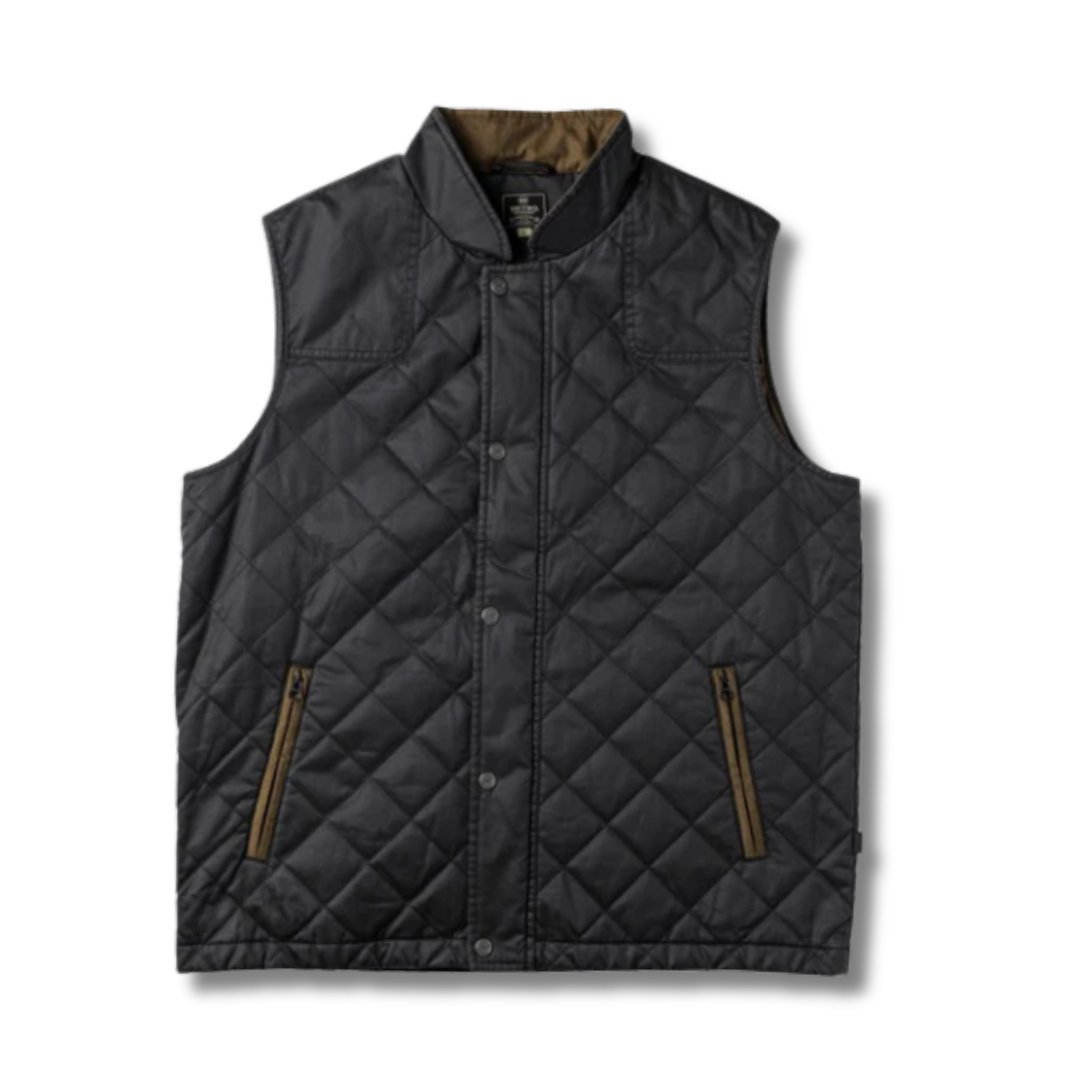 Heybo Warner Quilted Vest: Navy