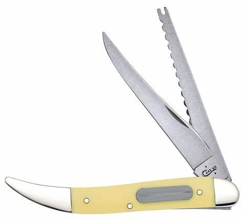 CASE 00120 Fishing Knife Yellow