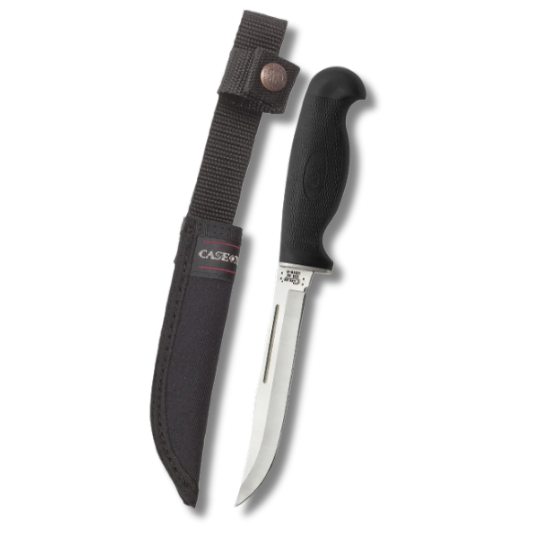 Case 00583 - Lightweight Black Synthetic Hunter w/ Sheath