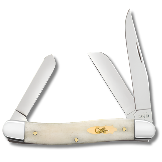 Case 11021 - Natural Bone Smooth Medium Stockman