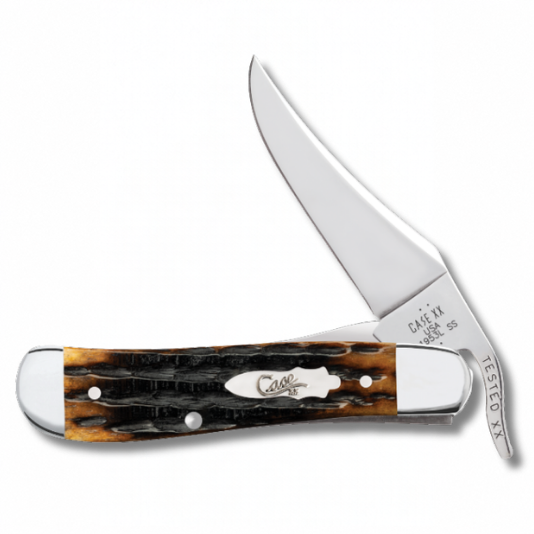 Case 12773 - Dark Molasses Bone Kinfolks Jig RussLock