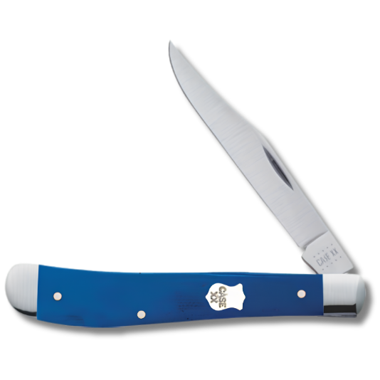 CASE 16746 Blue G-10 Smooth Slimline Trapper