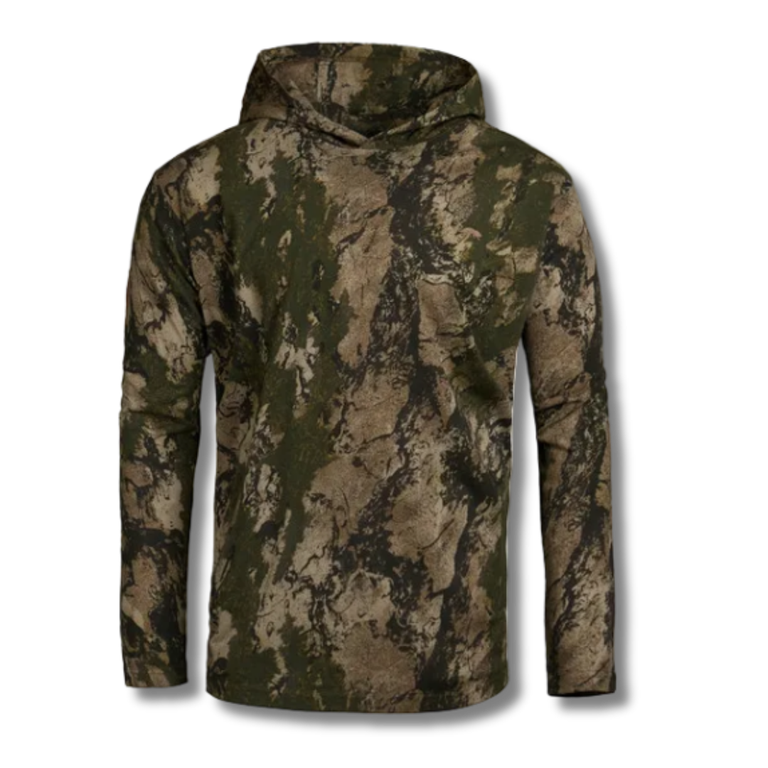 Natural Gear SC2 Tri-Blend Long Sleeve Hooded Tee