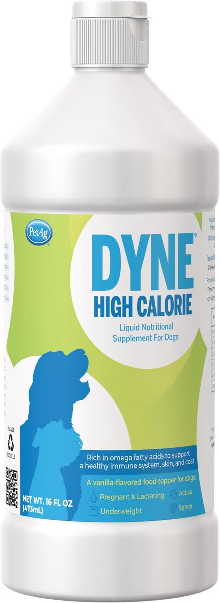 Dyne High Calorie Liquid Nutritional Supplement for Dogs & Puppies 8 Weeks & Older 16oz