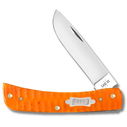Case 38074 - Persimmon Orange Bone Gator Jig Sod Buster JR