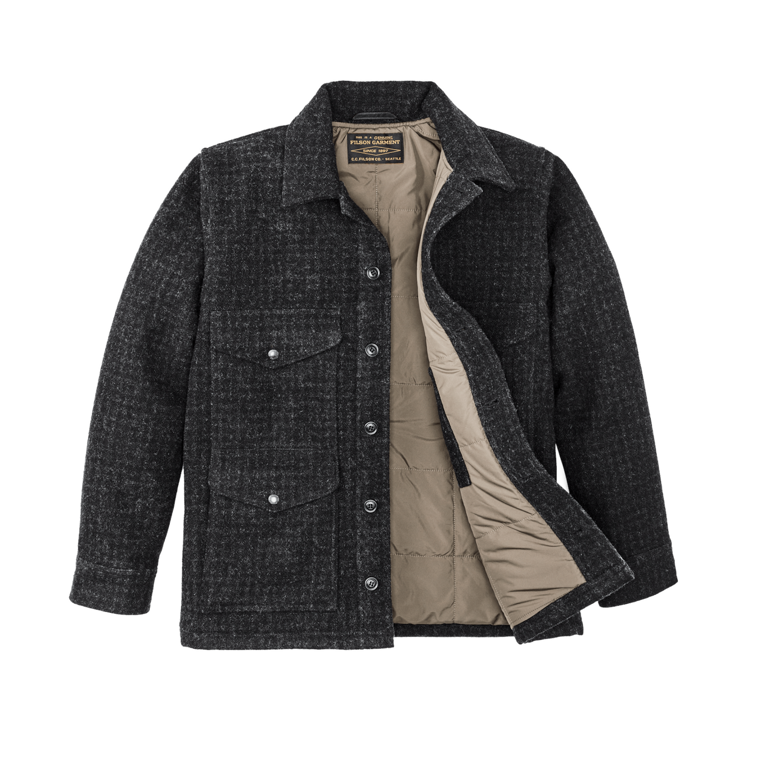 Filson Mackinaw Wool Insulated Cruiser – Dog and Hunt Supply Filson Mackinaw Wool Insulated Cruiser – Dog and Hunt Supply