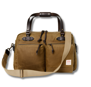 Filson 48 Hour Tin Cloth Duffle Bag- Dark Tan