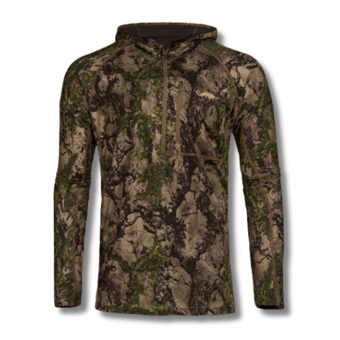 Natural Gear SC2 Active Hunter 1/4 Zip Hooded Shirt