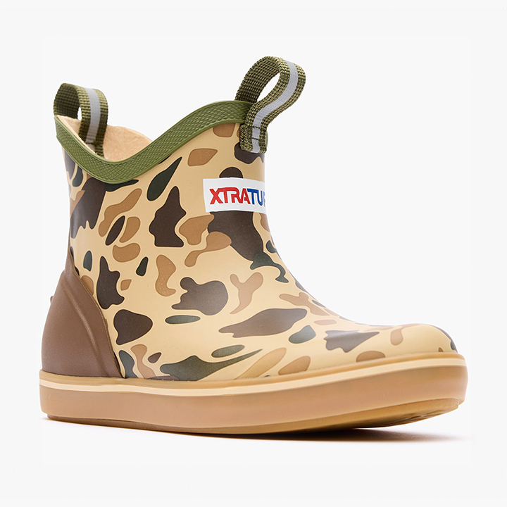 XtraTuf Kid's Ankle Deck Boot Duck Camo